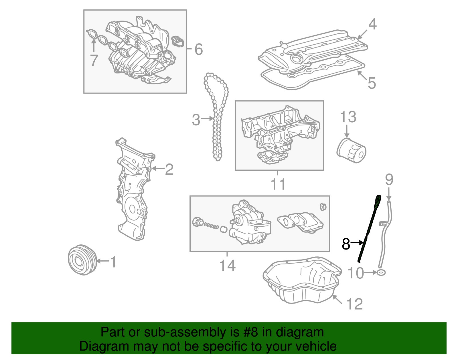 Engine Oil Dipstick - Scion (15301-0H012)