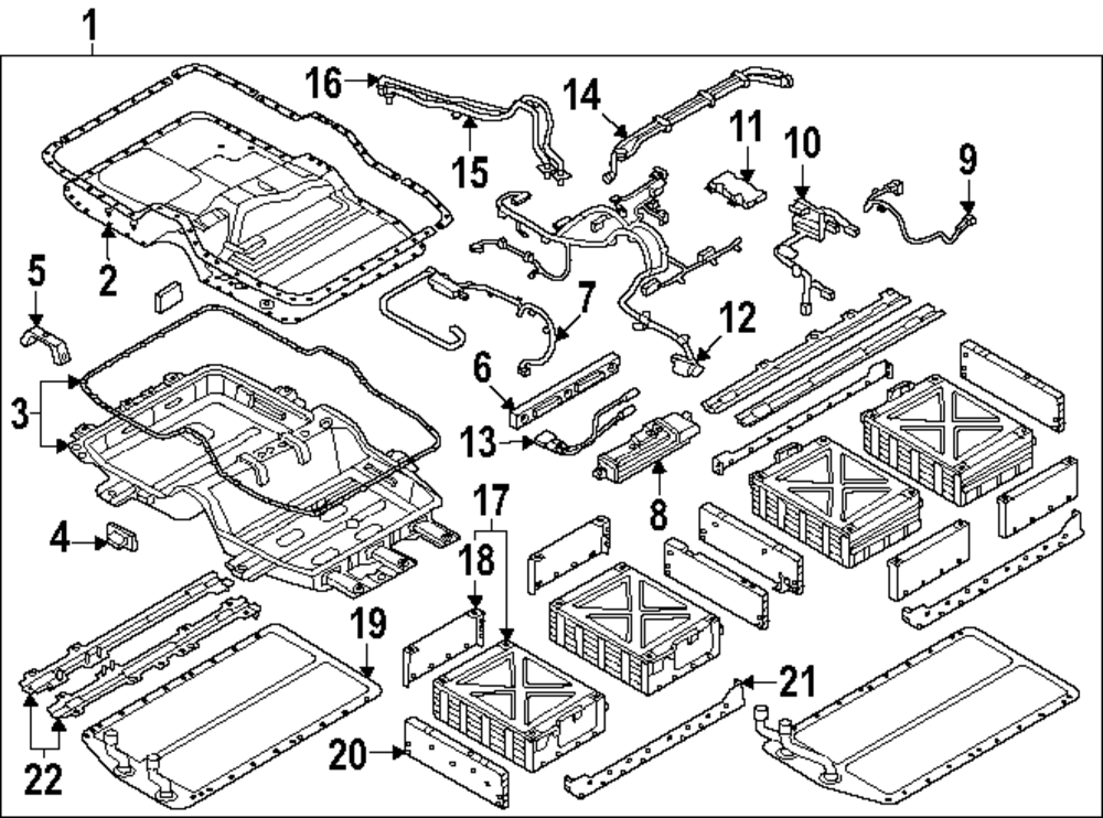 37501-CH500 - Battery Assembly 2023-2025 Kia Sportage | Kia.Parts Store