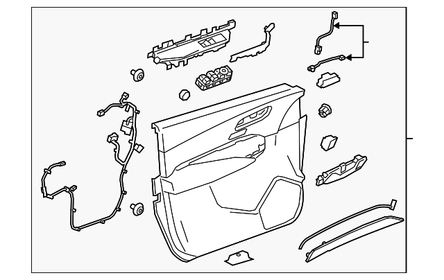 2019-2020 Cadillac XT4 F Trim 84556847 | GM Parts Center 