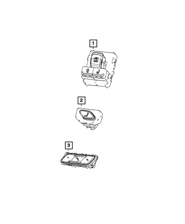 20212024 Jeep Power Window Switch 68417721AD My Mopar Parts