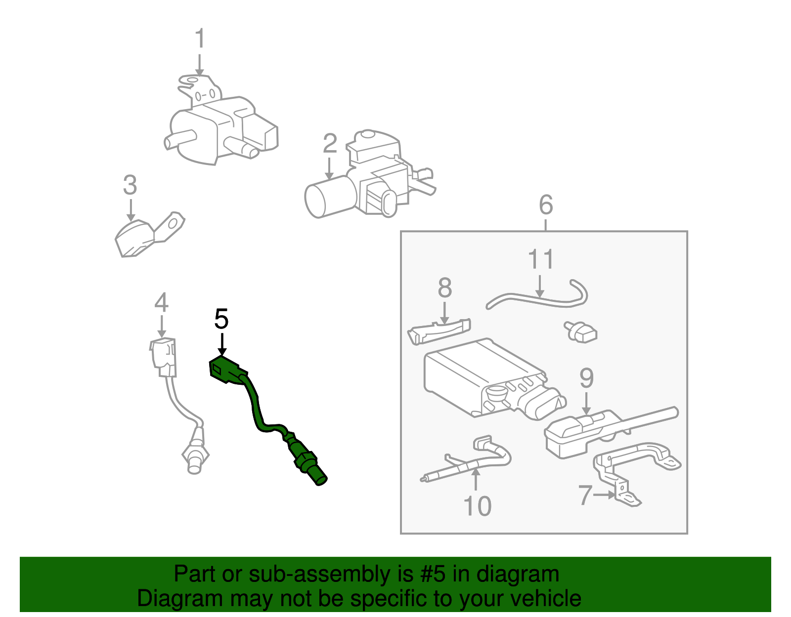 Oxygen Sensor - Toyota (89465-0C180)
