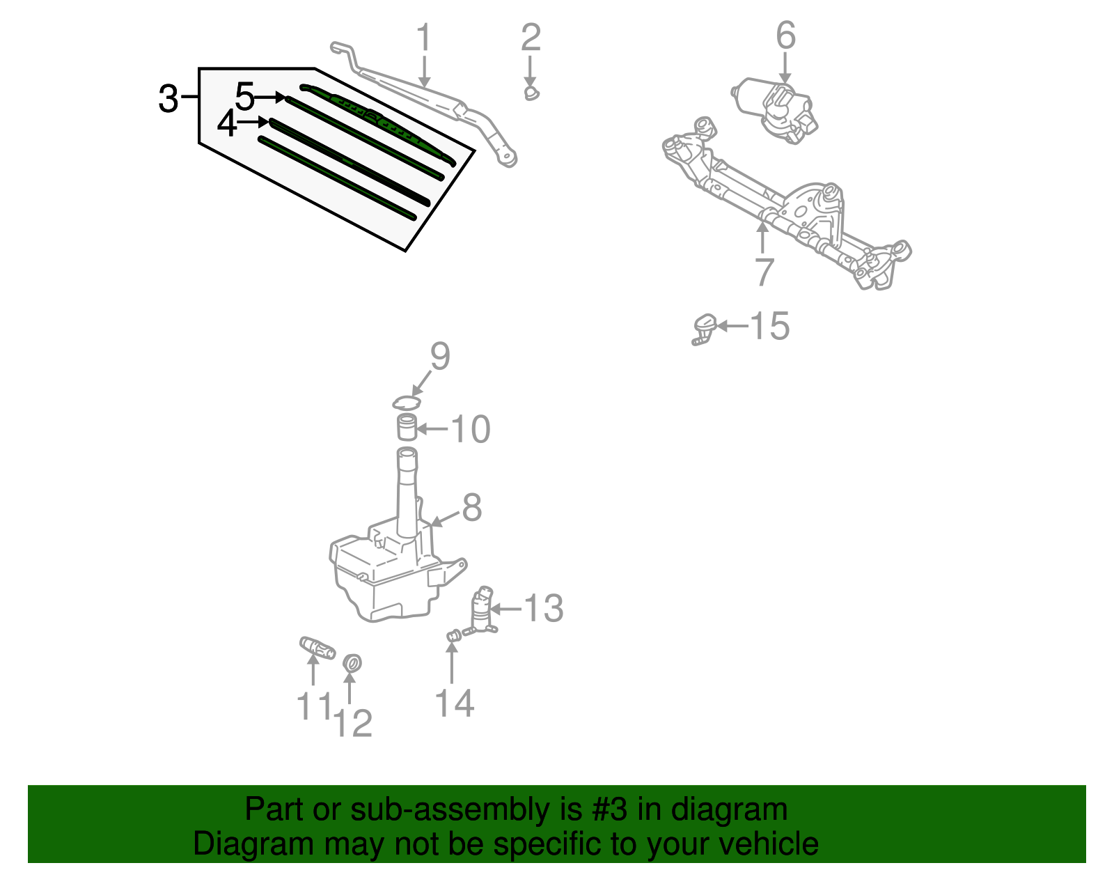Blade Assembly - Toyota (85222-AA010)