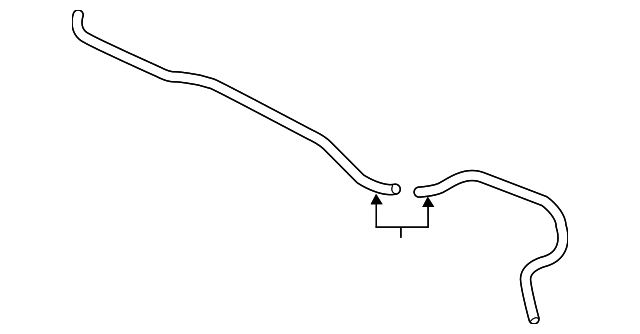 Windshield Washer Fluid Reservoir Hose - GM (96852160)