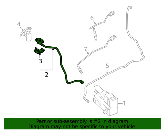Genuine BMW 16137300683 Evaporative Emissions System Leak