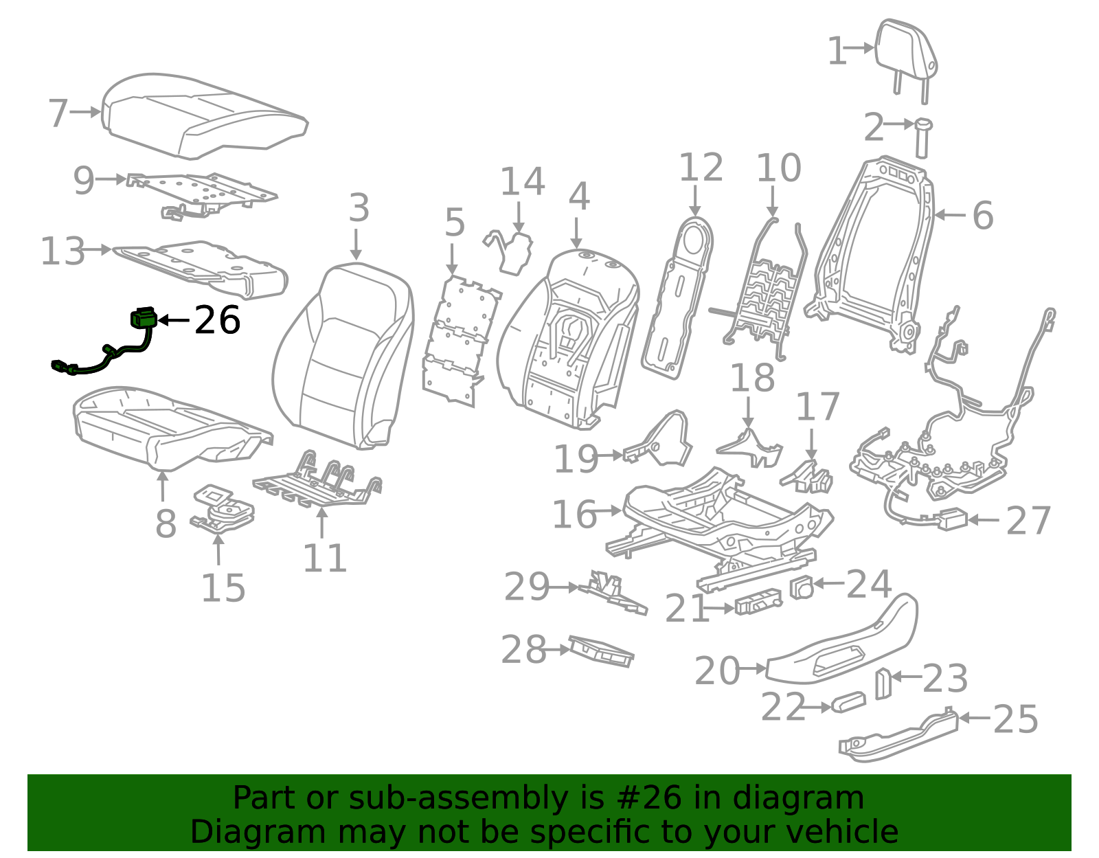 Front Seat Lane Departure Warning Actuator - GM (84456076)