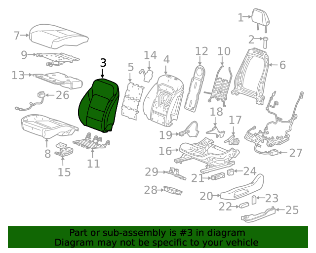 2019-2022 Chevrolet Blazer F Cover 84780365 | GM Parts Center