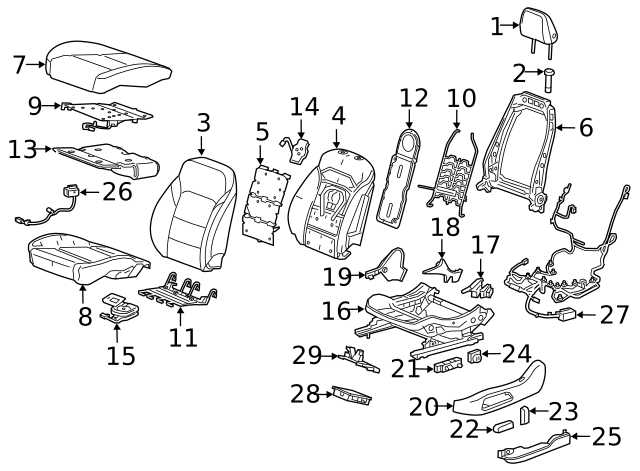 2019-2022 Chevrolet Blazer F Cover 84780365 | GM Parts Center