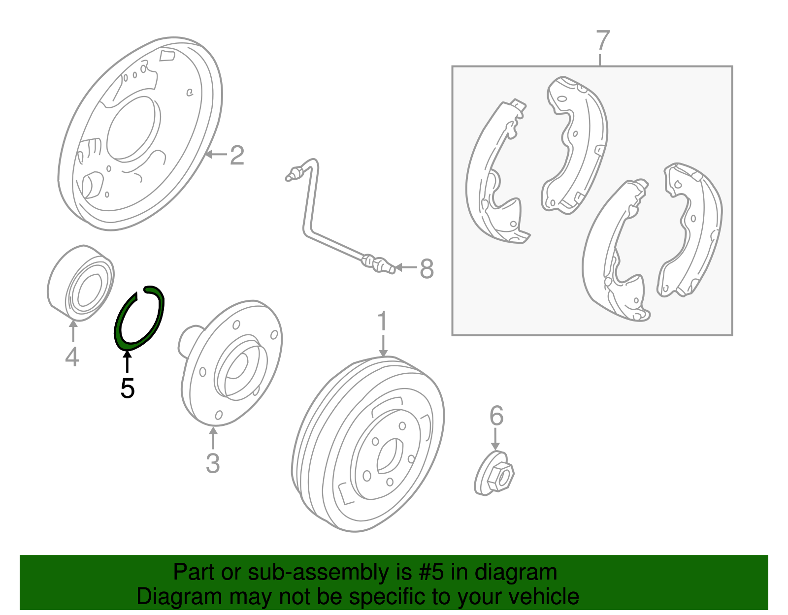 Retainer - Ford (YL8Z-1L124-AA)