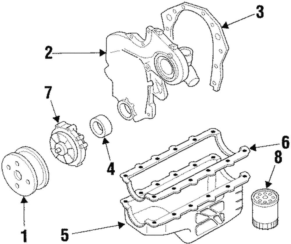 Timing Cover - GM (88960662)