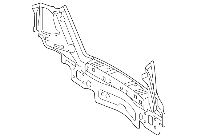 204-640-19-71 - Rear Body Panel 2010-2015 Mercedes-Benz | Mercedes