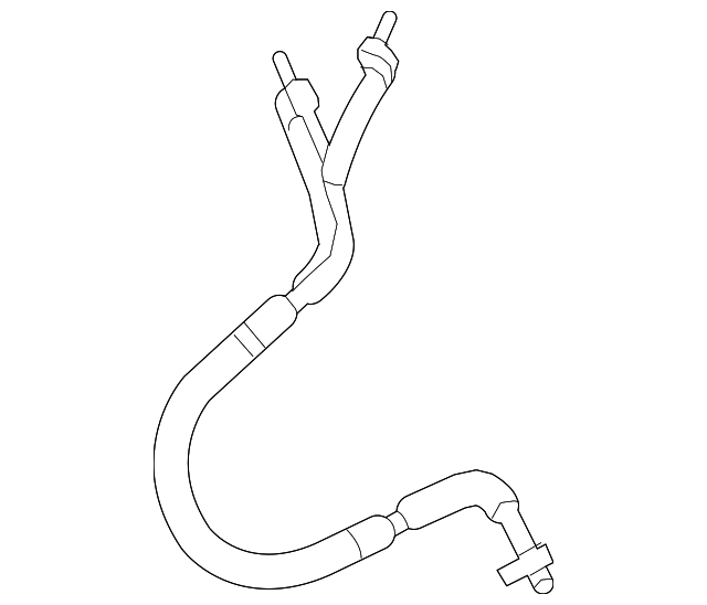 Motorcraft™ A/C Refrigerant Suction Hose - Ford (YF-3554)