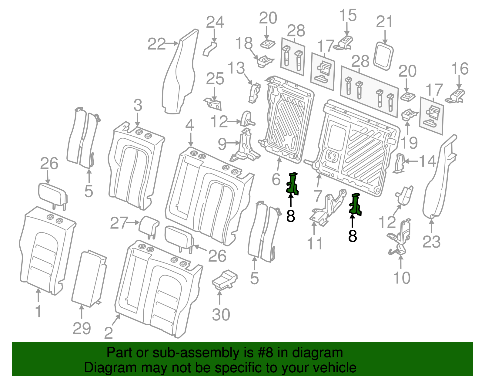 Adjust Motor - Ford (GU5Z-14547-D)