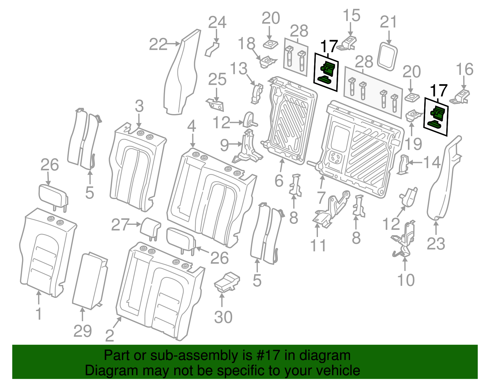 Latch Cover - Ford (GD9Z-5461348-AD)