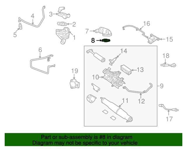 Genuine OEM Ford Part Fuel Injection Idle Air Control Valve Gasket