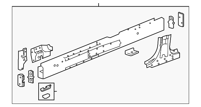 Driver Side Rocker Inner Panel - GM (84087280)