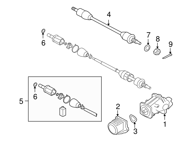 MD707184 - Axle Seals 1990-2024 Mitsubishi | Mitsubishi Direct Parts