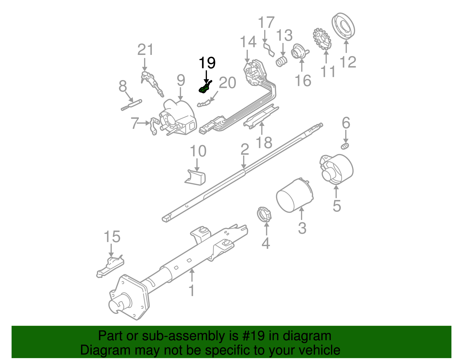 Key Alarm Switch - GM (7804414)