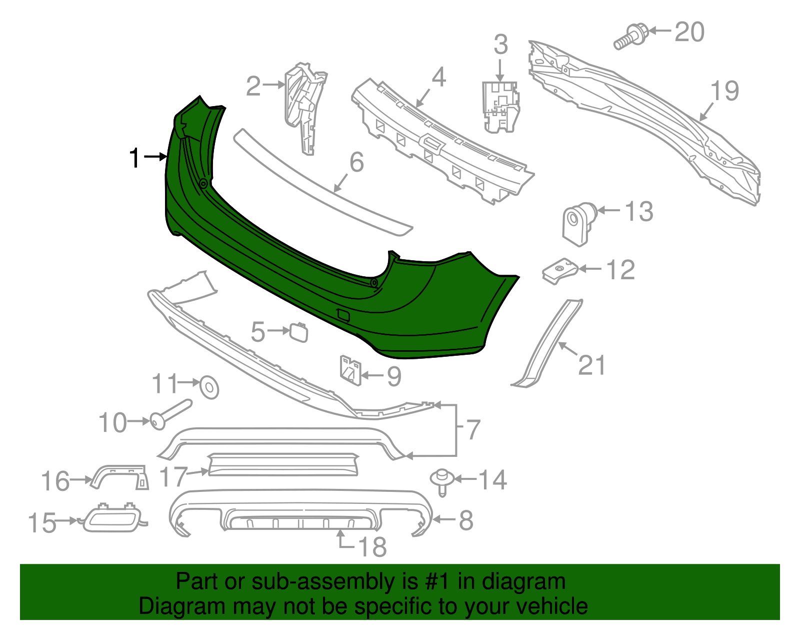 2017-2018 Volvo Bumper Cover 39830508 | OEM Euro Parts