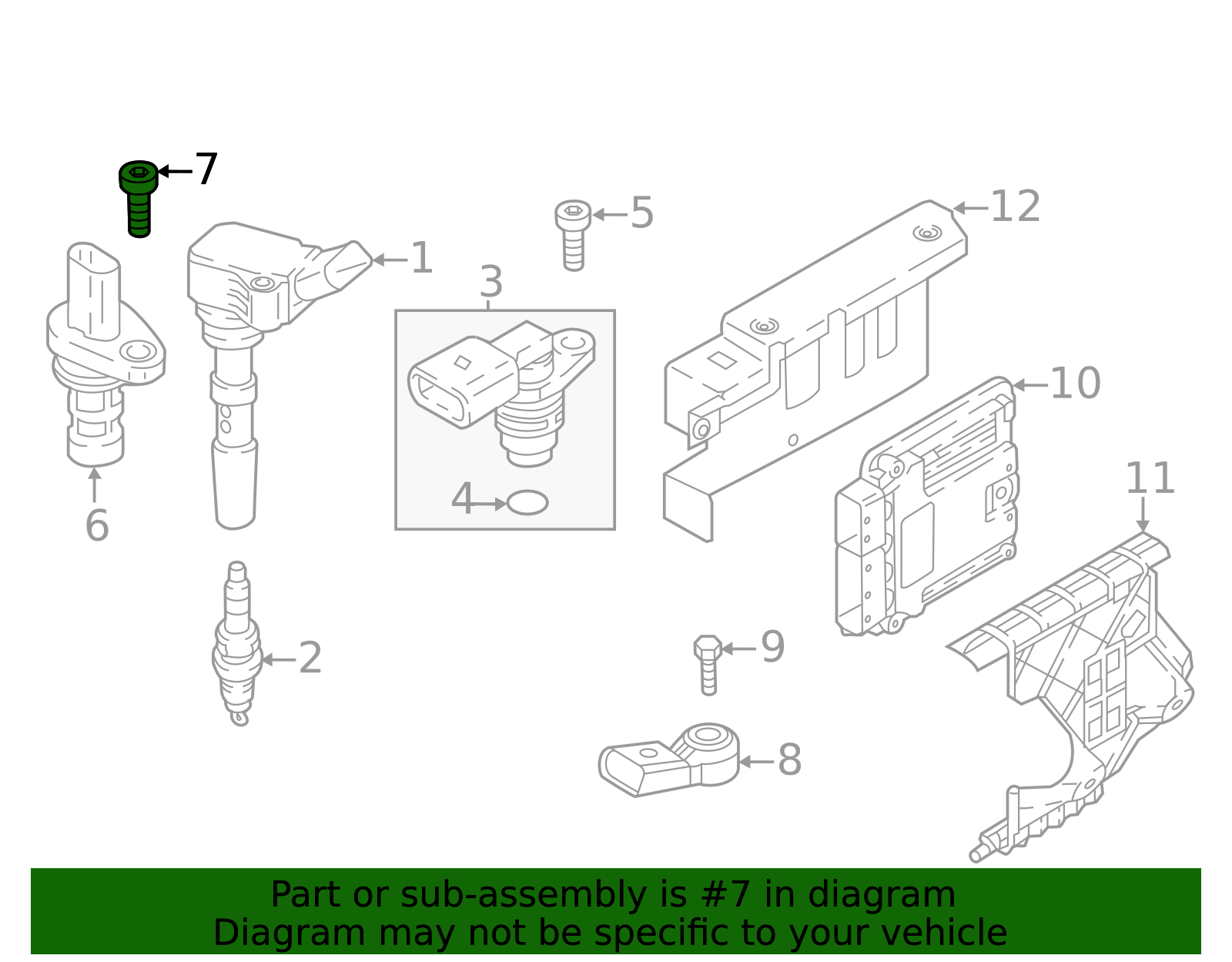 Crankshaft Sensor Bolt - Volkswagen (N-103-352-06)