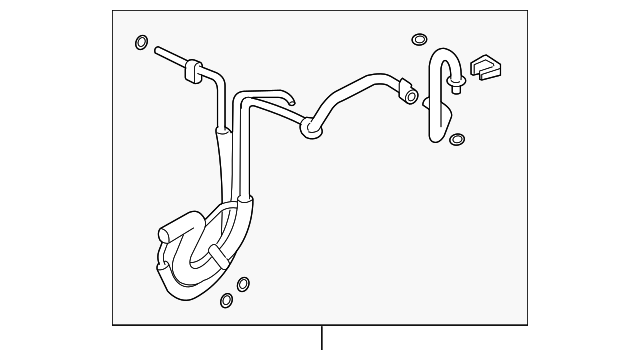 Motorcraft™ A/C Refrigerant Hose - Ford (YF-3233)