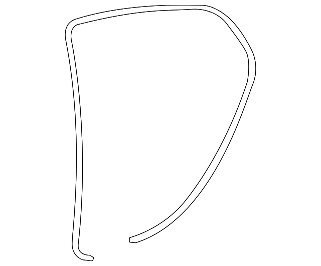 TOYOTA Genuine 62331-AC070-A0 Door Opening Trim Weatherstrip