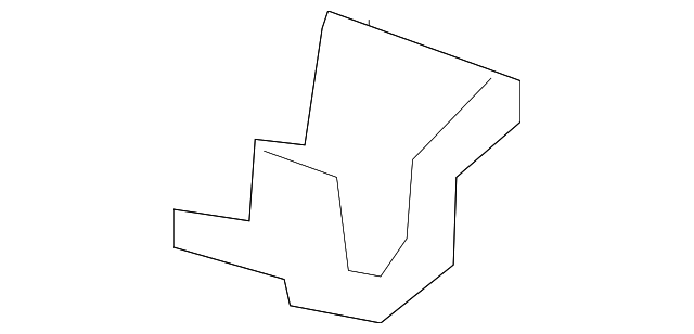 Passenger Side Floor Panel Crossmember Extension - GM (96474215)