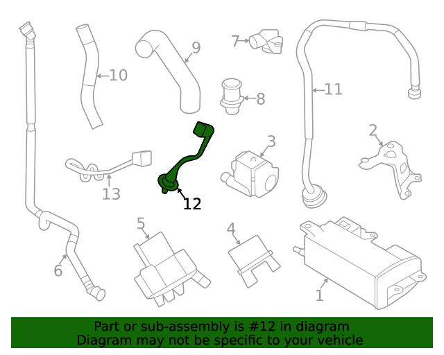20192023 Subaru Oxygen Sensor 22690AB09A Subaru Parts Store
