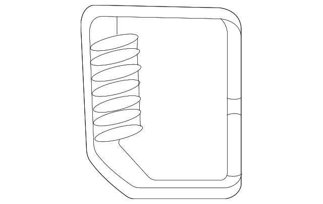 Front Passenger Side Fog Lamp Opening Insert - GM (84319828)