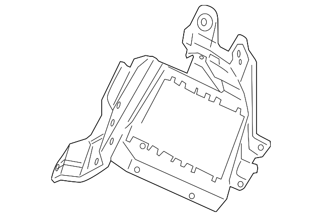 Bracket Assembly-I/P Drvr Knee Bols Otr - GM (92209646)