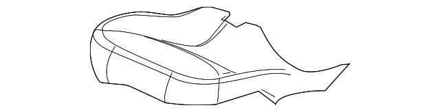 Cover Assembly, R/Seat Cushion                   *Ebony - GM (10356192)