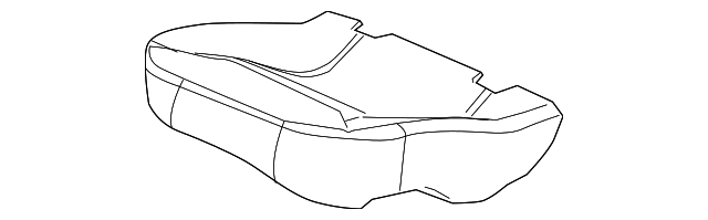Cover Assembly, R/Seat Cushion                   *Ebony - GM (10356193)