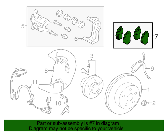 044650E040 Disc Brake Pad Set Front 20162019 Lexus Longo Lexus Parts