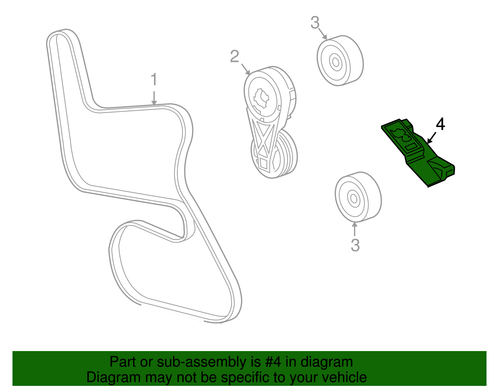 Drive Belt Shield - GM (12568396)