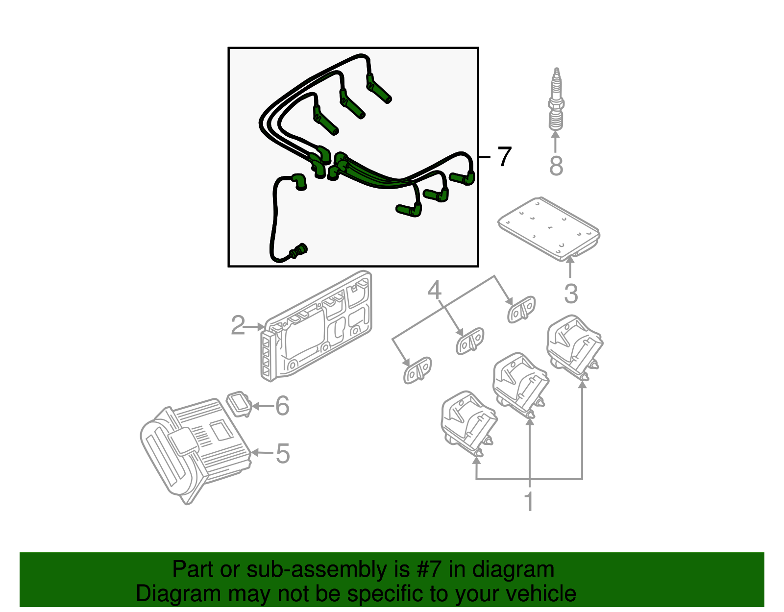 Spark Plug Wire Set - GM (12192470)