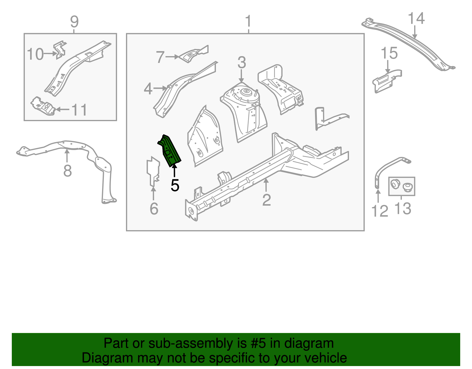 Front Reinforced - Ford (FR3Z-63108A26-A)