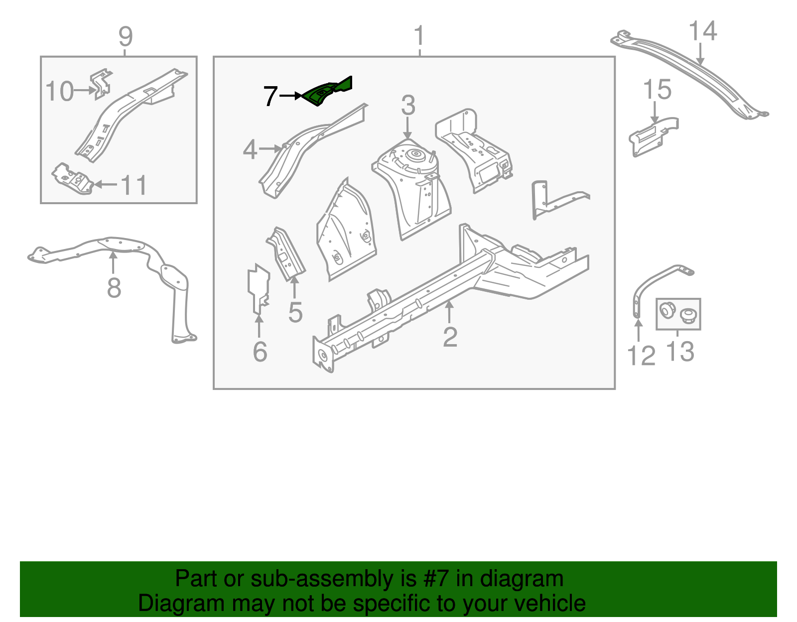 Support Bracket - Ford (FR3Z-16152-B)