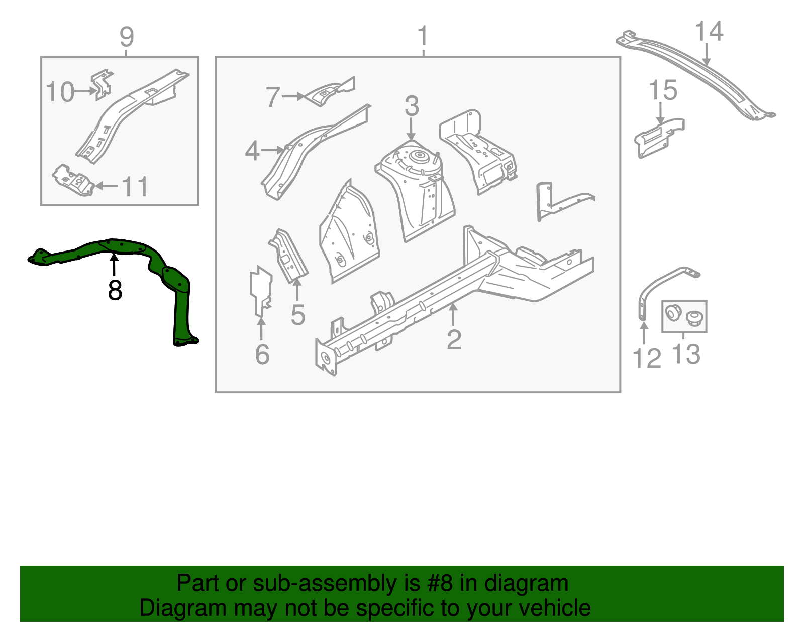 Support Plate - Ford (FR3Z-16D156-A)