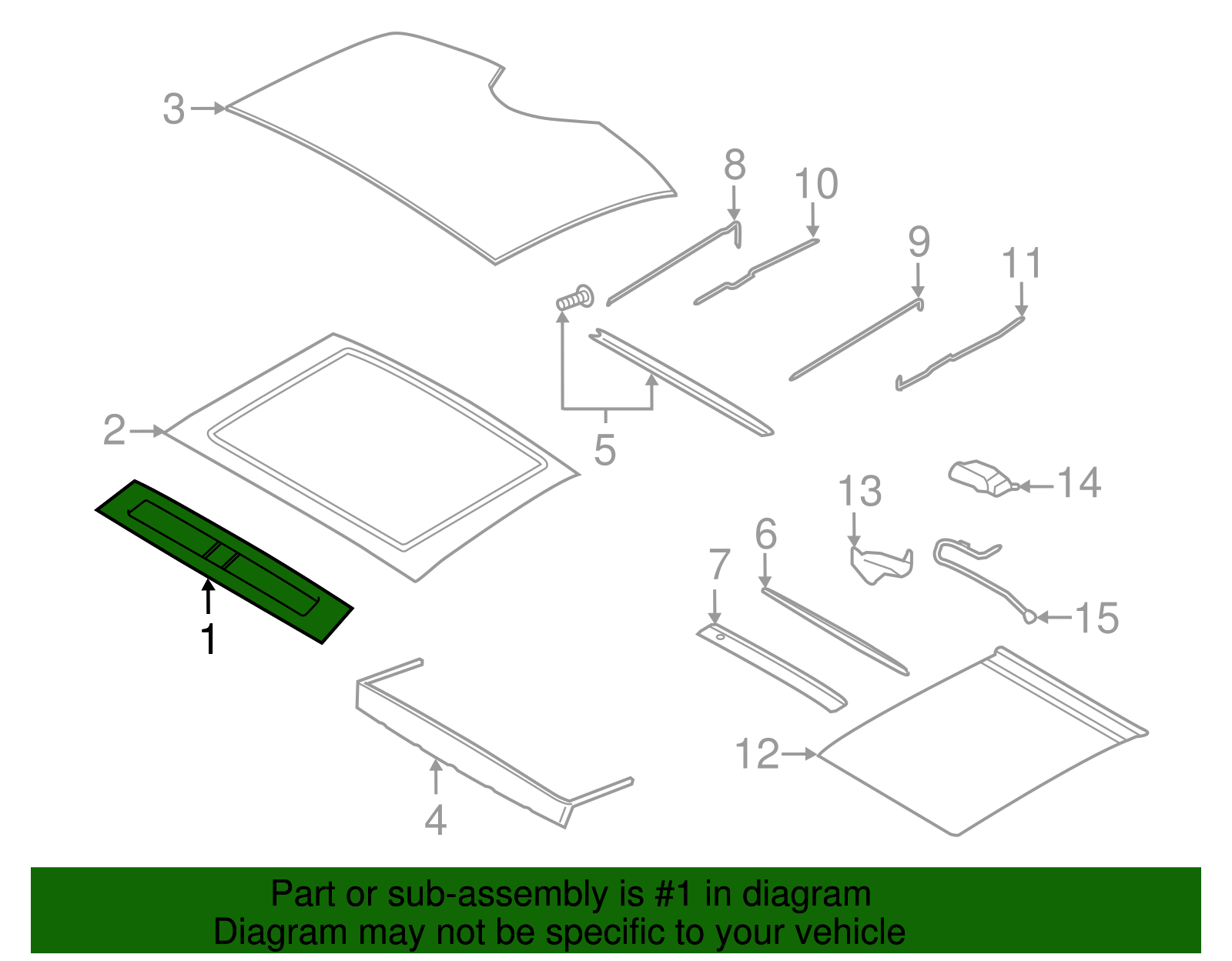 Front Glass - Ford (GD9Z-5451916-A)
