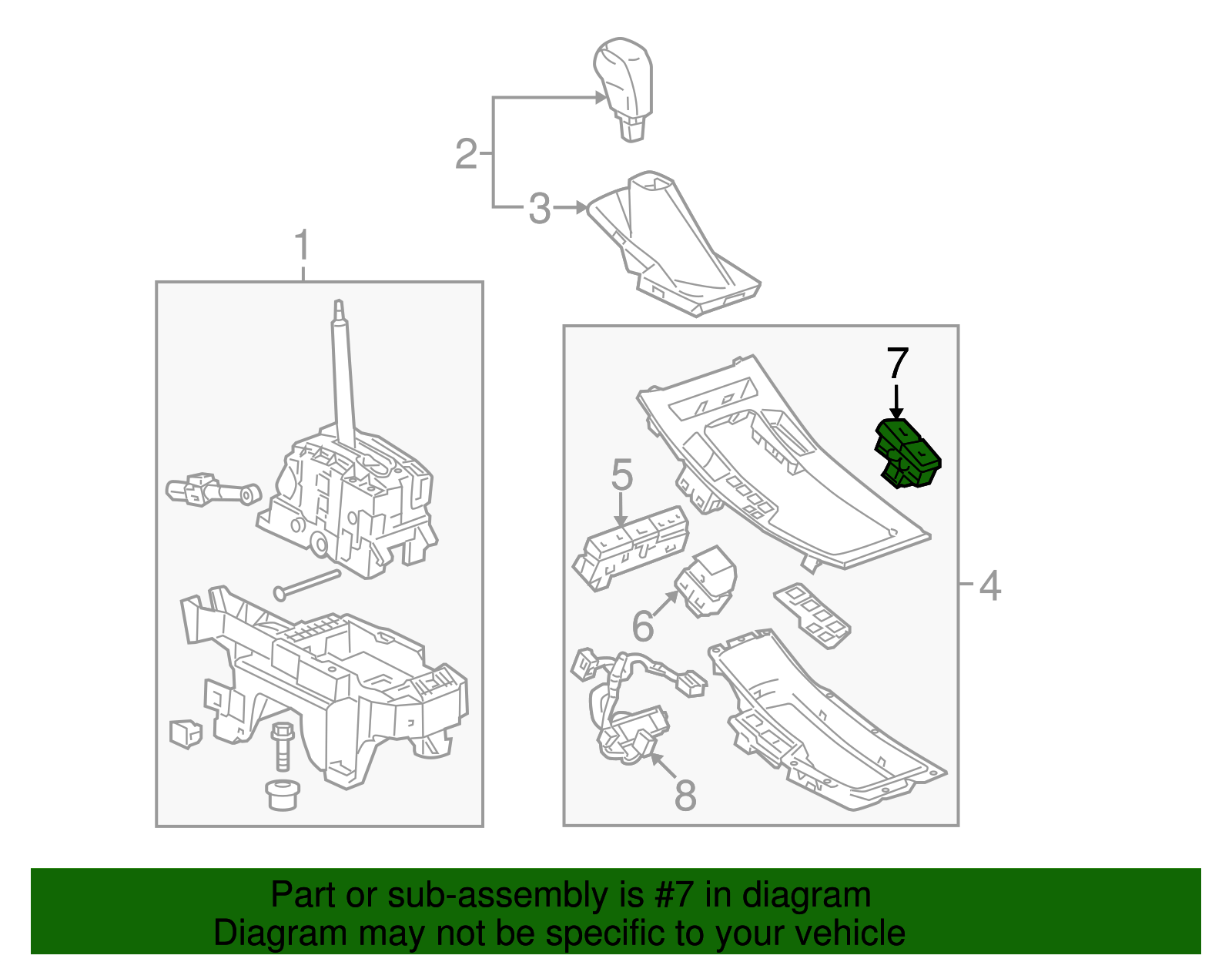 Cocoa Vehicle Stability Control System Switch - Buick (90802852)