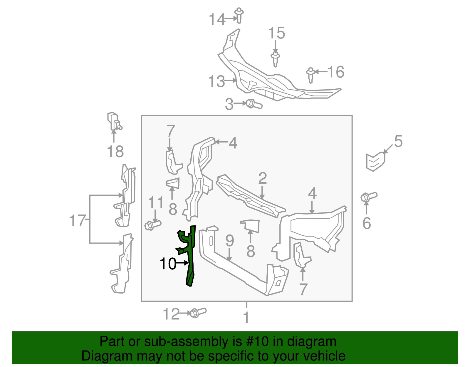 Latch Support - Toyota (53208-0T010)