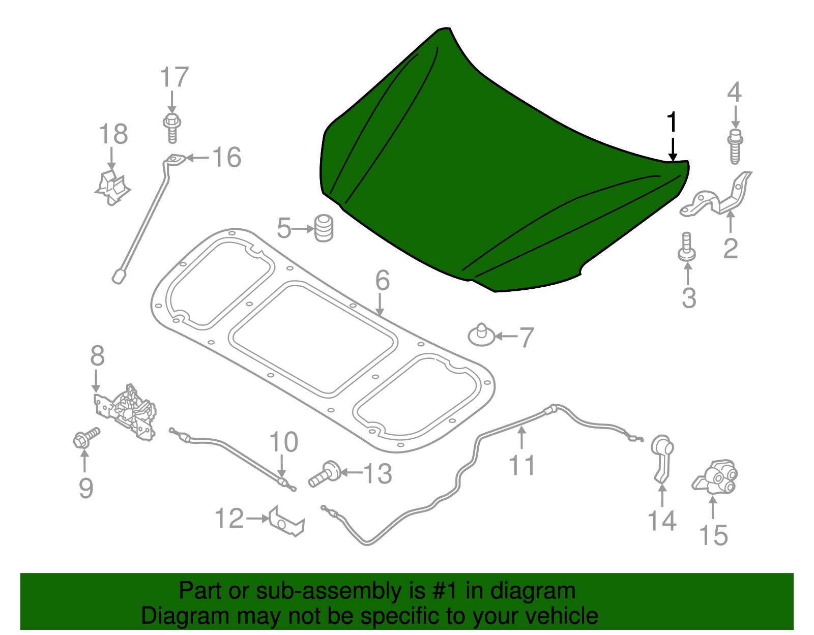 2017-2022 Hyundai Ioniq Hood 66400-G2000 | OEM Parts Online