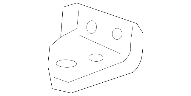 Front Bumper Fascia Bracket - GM (96936164)