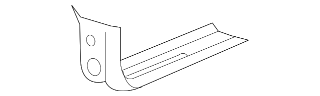 Passenger Side Front End Upper Tie Bar Bracket - GM (95137192)