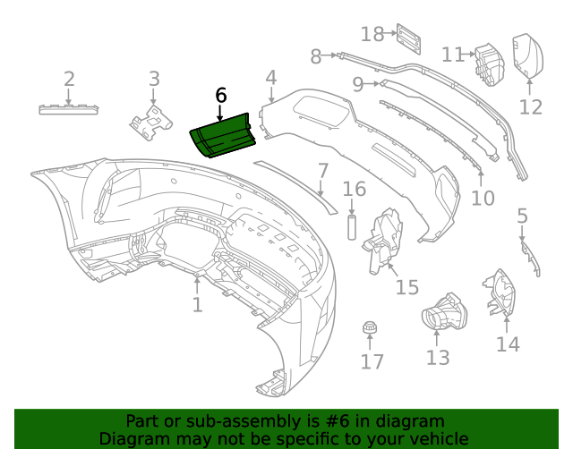 190-885-10-38 - Bumper Corner Cover 2016-2019 Mercedes-Benz ...