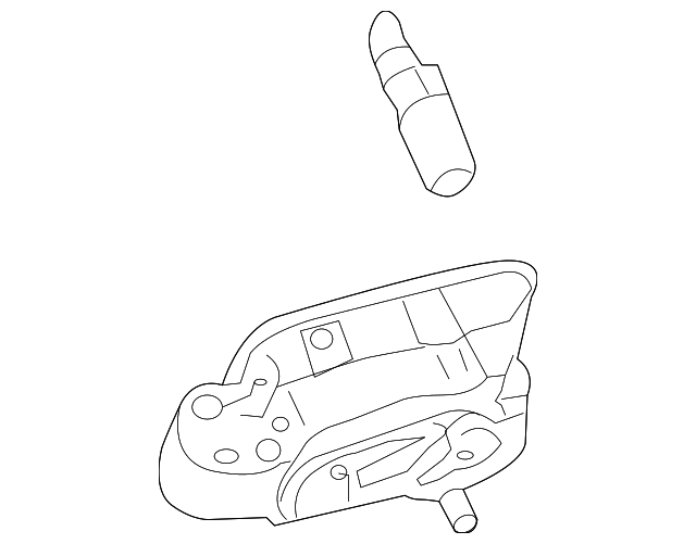 OEM MercedesBenz Fuel Door Hinge For 20102016 MercedesBenz Part 2126300000 Suburban