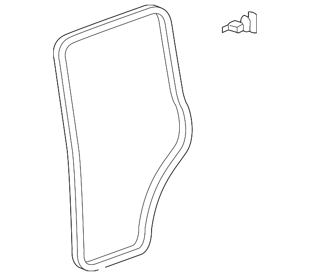 6787152030 Door WeatherStrip 20042006 Scion xB Boch Toyota South