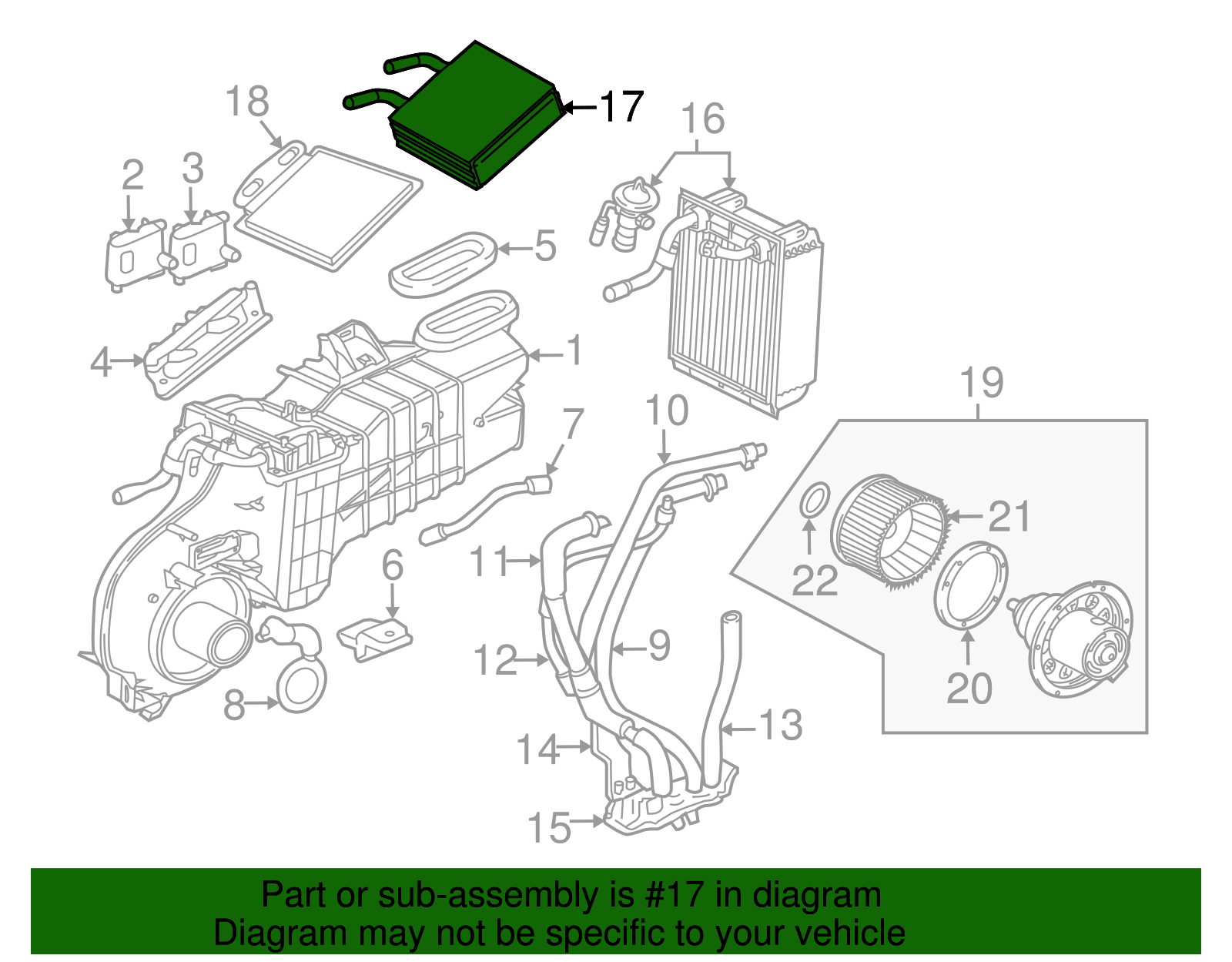 Heater Core - Ford (H2MZ-18476-X)
