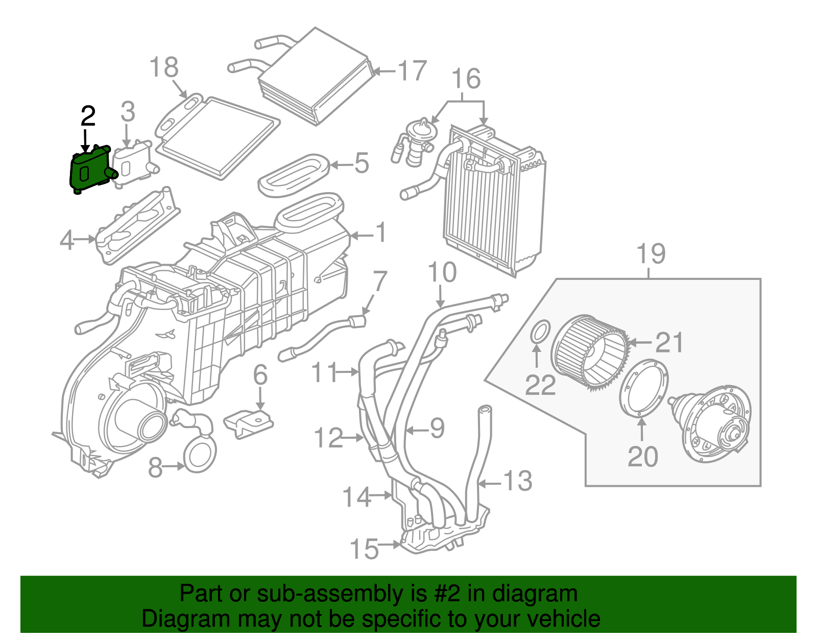Motor Assembly - Ford (YL5Z-19E616-AA)
