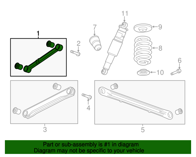 20102020 GM Rear Suspension Upper Control Arm 20917465 Auto Parts