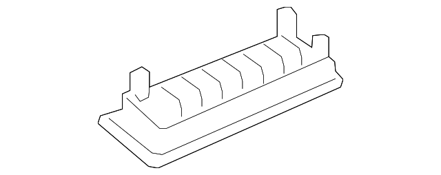 Jet Black Passenger Side Window Defogger Outlet Grille - GM (84086705)